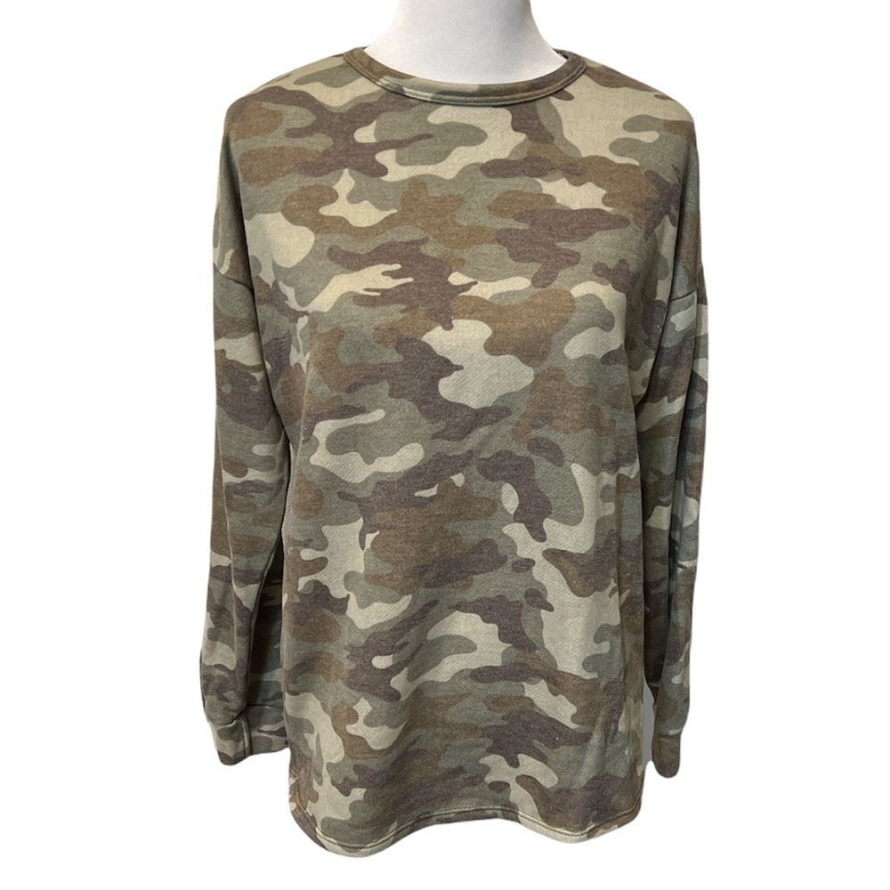 Cozy camo top